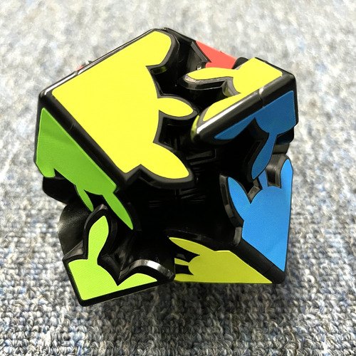 Cubo De Engranajes 2x2 Gear Magic Cube Speed Cube Puzzle Color De La Estructura