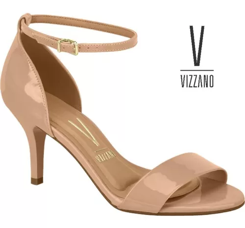 Sandália DAFITI SHOES Verniz Nude - Compre Agora