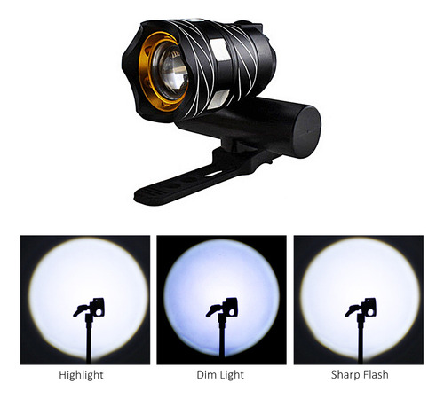 Luz Delantera Ycle Para Bicicleta, Recargable Por Usb, Desta