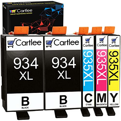 Paquete De 5  S De Tinta Compatibles De Repuesto Hp 934...