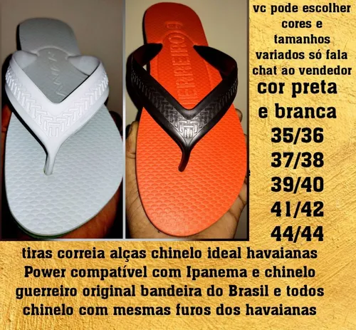 Tiras para chinelos havaianas power sales