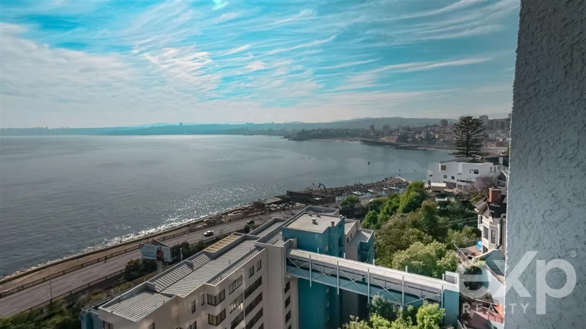 Imagen 1 de 19 de Viña Del Mar, Recreo, Gran Oceano, Vista Al Mar
