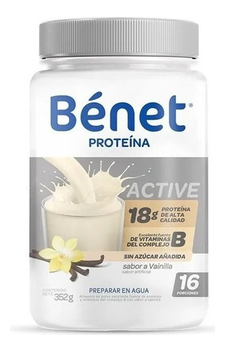 Proteina Benet Active Proteina Sin Azucar 352g 