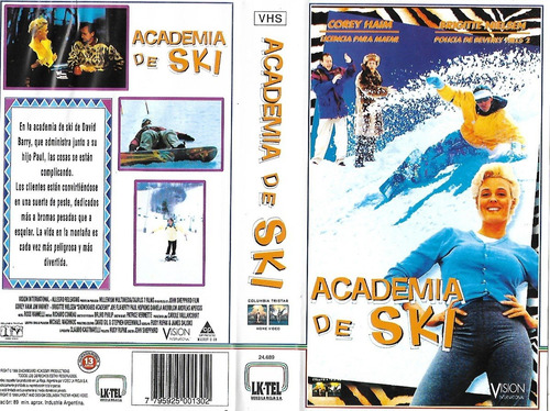 Academia De Ski Varney Corey Haim Brigitte Nielsen Vhs Nuevo