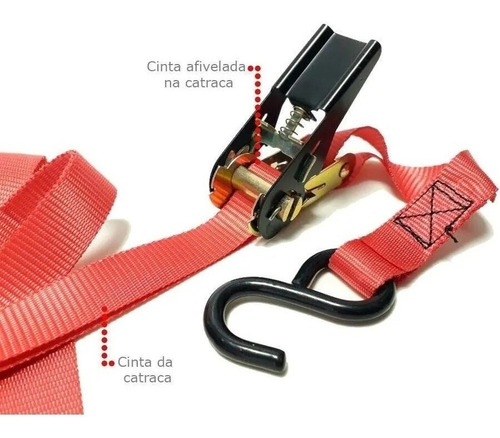 Cintas Catraca Para Prender Moto Jet Ski Carretinha 680kg