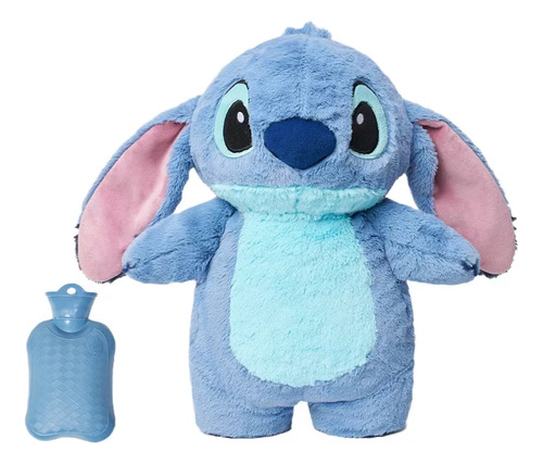 Botella De Agua Caliente Térmica Peludo Stitch Plush