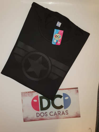 Imagen 2 de 4 de Capitan America Remera Estampadas De Comics # 108 Marvel