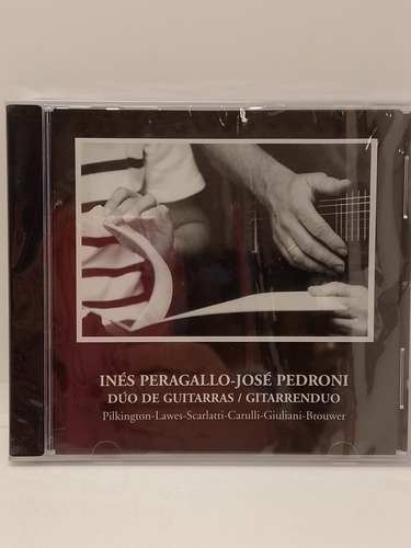 Ines Peragallo José Pedroni Duo De Guitarras Cd Nuevo 