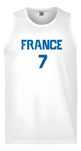 Playera Guerschon Yabusele #7 Francia Basketball