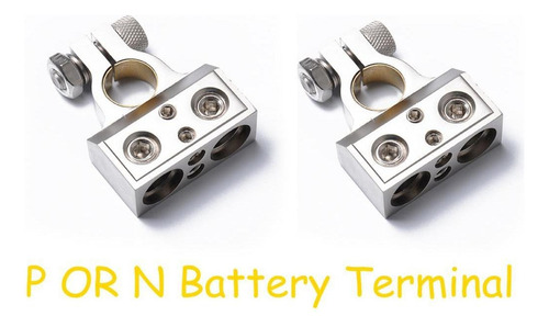 2x Conector Terminal De Batería Positiva Negativa De 2ga