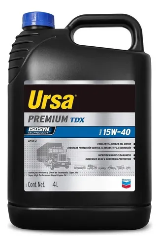 Aceite para motor Ursa mineral 15W-40 para línea pesada de 1 unidad x 3.785L