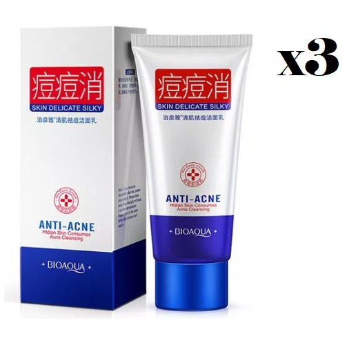 Jabon Facial Control Grasa Anti-acne Eliminate Bioaqua