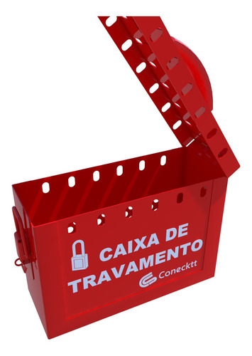 Imagem 2 de 6 de Caixa Para Travamento Bloqueio Em Grupo Lockout Tagout Loto