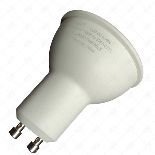 Foco Led Gu10 5w Transparente Luz Calida O Luz Blanca