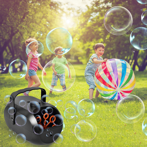 Máquina Para Hacer Burbujas Recargable Bubble Machine 4800+