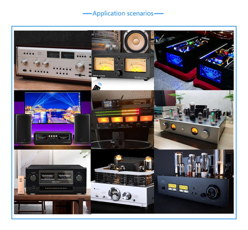 Medidor De Nível Db Level Header Vu Meter Audio Level Meter