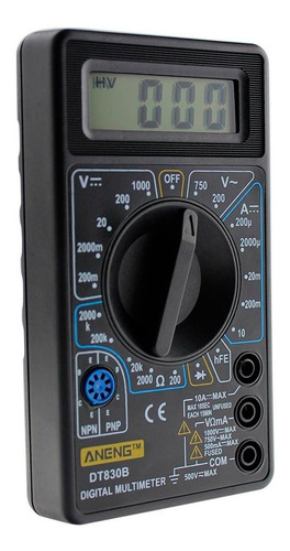 Tester Multimetro Digital Capacimetro Compacto Medidor Atrix
