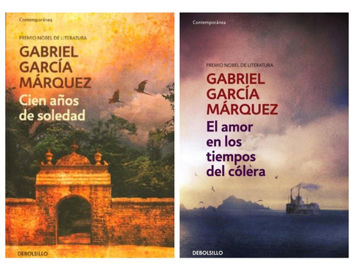 2 Libros Garcia Marquez - Soledad + Colera - Debolsillo 