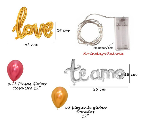 Decoración Para Coche Globo Para Sorpresa Dia D San Valentin
