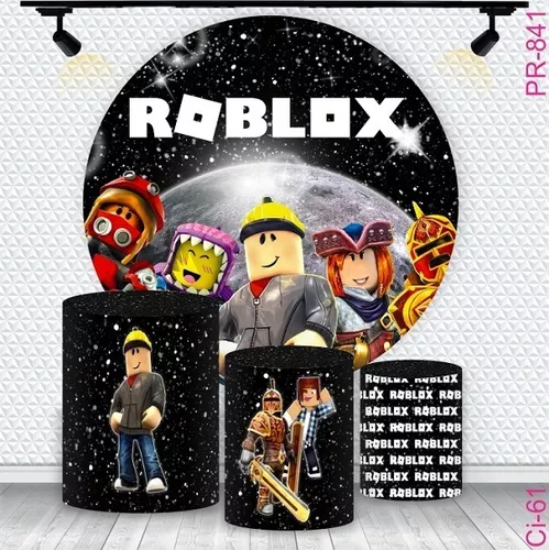 Kit Display De Mesa Festa Infantil Roblox Feminino