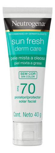 Sun Fresh Neutrogena Fps 70 40g - g a $1869