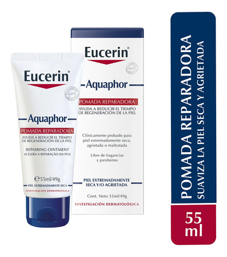 Eucerin Aquaphor Pomada Reparadora 55ml Tubo