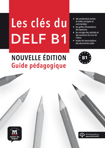 Cles Du Nouveau Delf B1 Nouvelle Edition Guide Du Profesor, De Aa.vv, Aa.vv. Editorial Difusion En Francés