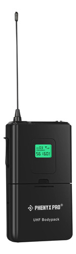 Transmissor Bodypack Sem Fio Phenyx Pro, 561,6mhz Microfone