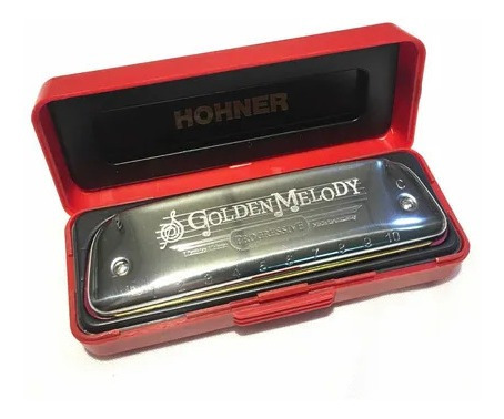 Imagen 3 de 4 de Armonica Hohner Golden Melody Pro Notas A B D E F G