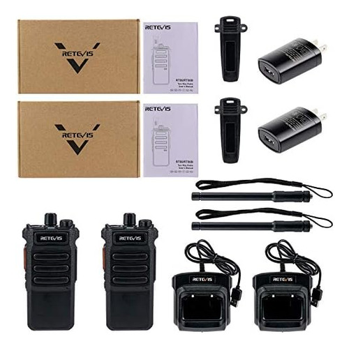 Rádios Bidirecionais Retevis Rt86 Walkie Talkies De Longa P