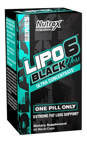 Nutrex Lipo 6 Black Hers Ultra Concentrado (60 Caps) Sf Tg3