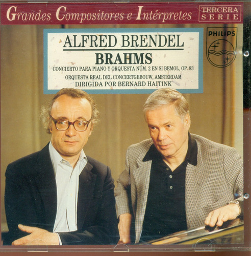 Cd. Brahms * - Alfred Brendel , Concierto Para Piano N°2