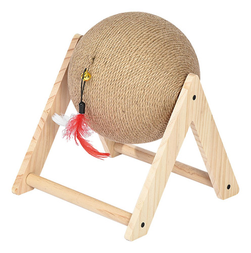 Juguete De Bola Con Poste Rascador Para Gatos, Soporte De