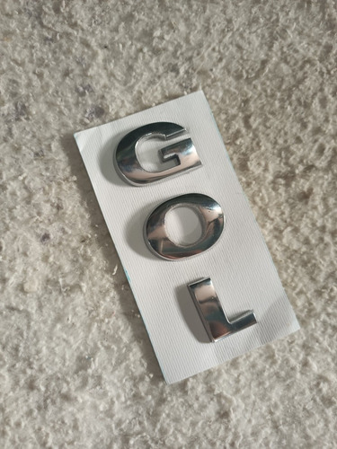 Emblema Palabra Gol Aluminio