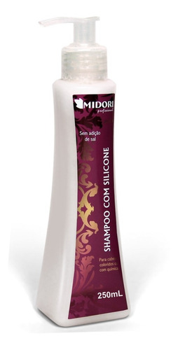 Shampoo Com Silicone Midori 250ml