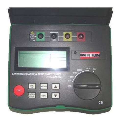 Terrômetro Digital Mrt-1000 C/ Certificado Calibração Rbc