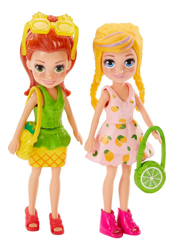 Polly Pocket Picnic Pretty Fashion Pack Con Muñecas Polly Li