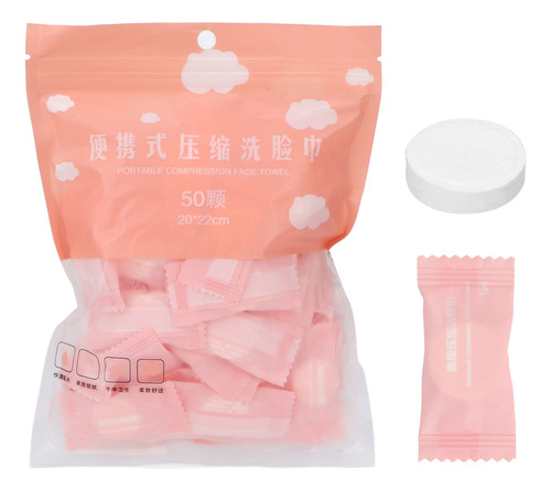 Ml Toalla Comprimida Desechable, 50 Piezas, Toallita Facial