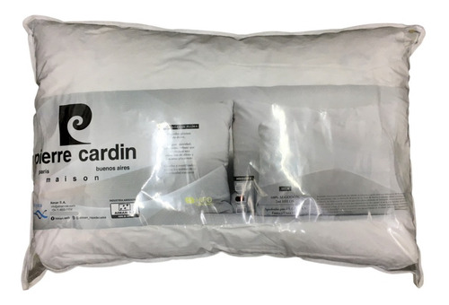 Imagen 1 de 6 de Almohada Pluma Duvet Pierre Cardin Tela 244h 100% Algodón