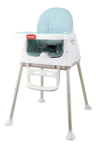 Imagen 2 de 8 de Silla De Comer Para Bebes Motek 3 En 1 Booster Plegable