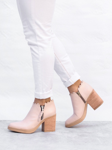 Botas Botinetas Mujer Doble Cierre Lateral Cloy Bym Shoes