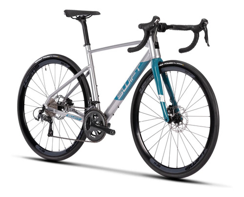 Bicicleta Speed Swift Enduravox Comp 2023 Alum/aqua Tam 51 Cor Cinza Tamanho do quadro 51 cm