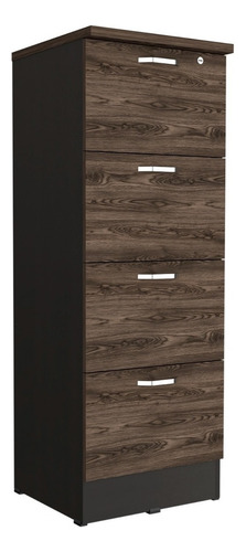 Archivador + Cajonera Color Negro Soft - Gales