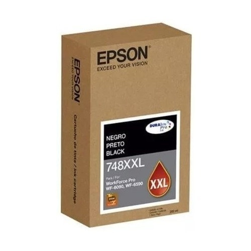 Tinta Epson 748xxl Color Cyan Para Workforce 6090 / 6590
