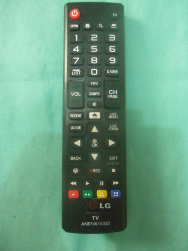Imagen 1 de 1 de Controles Remotos Para Tv Smartv LG Y Sistemas Web0s