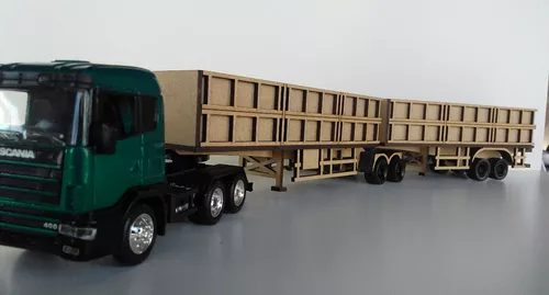 Scania + Bitrem em miniatura  Com certeza essa será a miniatura