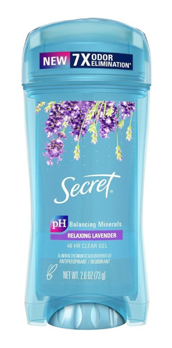 Secret Desodorante Antitranspirante Clear Gel Lavanda Mujer