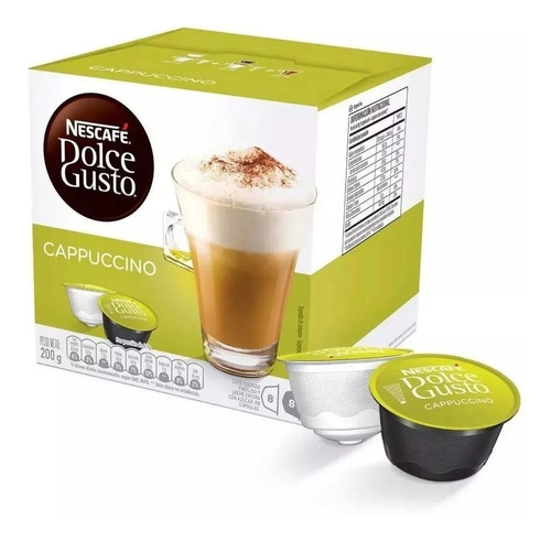 Cápsulas De Cafe Nescafé Dolce Gusto 16 Pzs Cappuccino