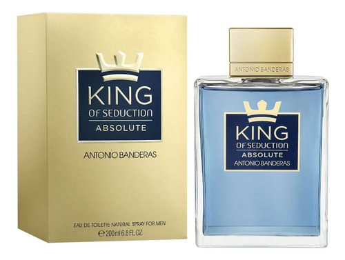 Perfume King Of Seduction Absolute Antonio Banderas 200ml Or