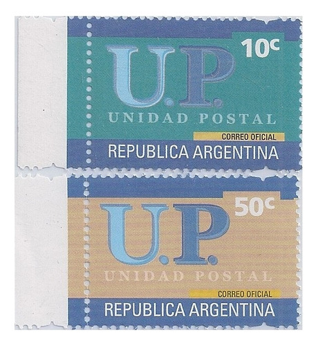 Argentina Serie Básica Up - Año 2002 - Gj 3178a) Y 3180a)